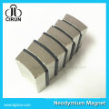 Nickel Coating Custom Arc Shape N52 Super Strong Neodymium DC Motor Magnet